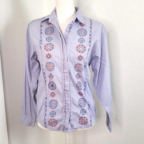 Frontier Series  Purple Vintage Shirt size MED - Picture 1 of 6